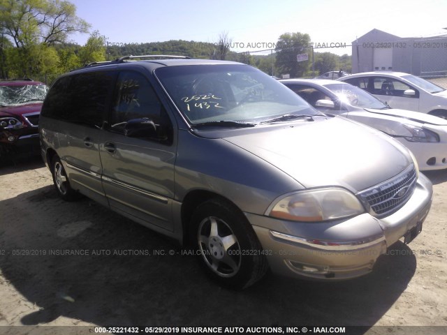 2FMZA5343YBC41735 - 2000 FORD WINDSTAR SEL GRAY photo 1