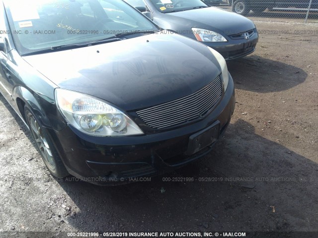 1G8ZV57797F203818 - 2007 SATURN AURA XR BLACK photo 6