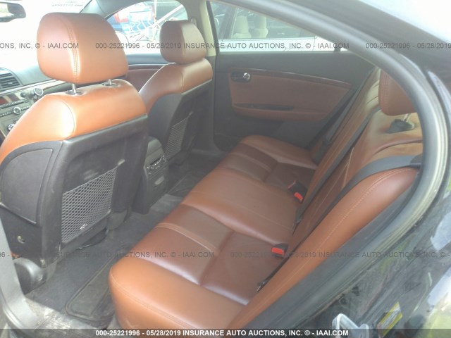 1G8ZV57797F203818 - 2007 SATURN AURA XR BLACK photo 8