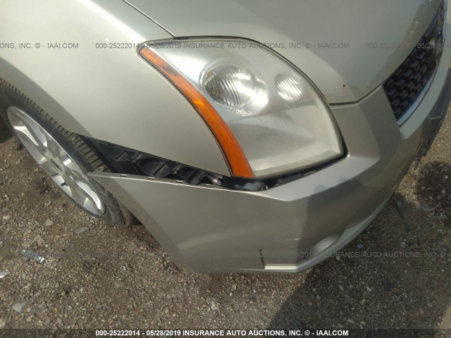 3N1AB61E08L734540 - 2008 NISSAN SENTRA 2.0/2.0S/2.0SL SILVER photo 6