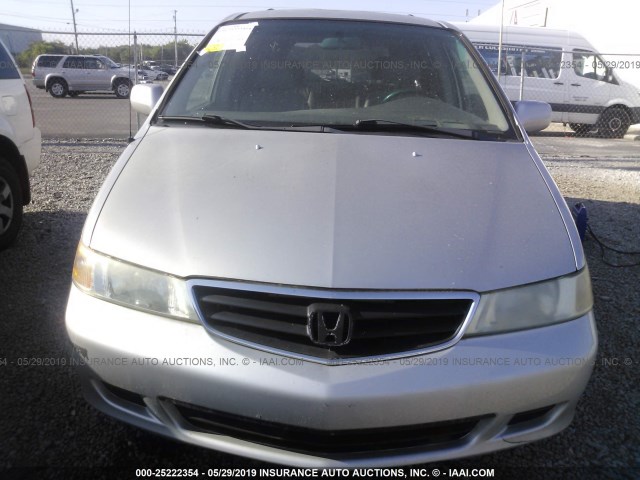 5FNRL18013B146194 - 2003 HONDA ODYSSEY EXL SILVER photo 6