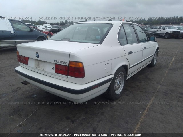 WBAHE2317RGE83754 - 1994 BMW 530 I AUTOMATIC WHITE photo 4