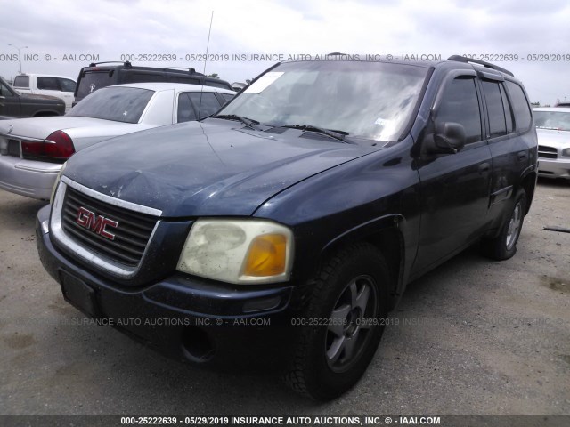 1GKDS13S432390550 - 2003 GMC ENVOY BLUE photo 2