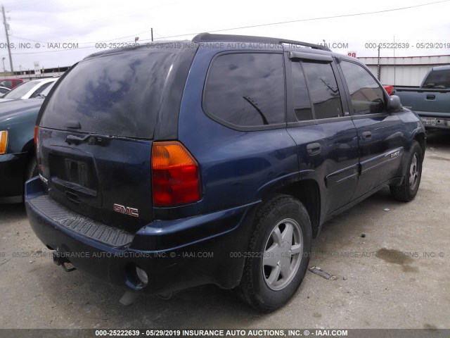 1GKDS13S432390550 - 2003 GMC ENVOY BLUE photo 4