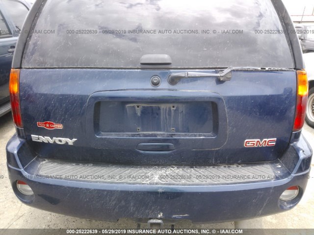 1GKDS13S432390550 - 2003 GMC ENVOY BLUE photo 6