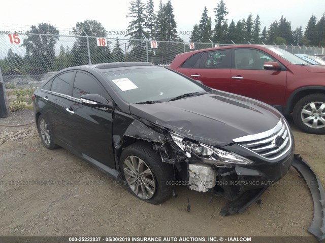 5NPEC4AB4EH865603 - 2014 HYUNDAI SONATA SE/LIMITED BLACK photo 1