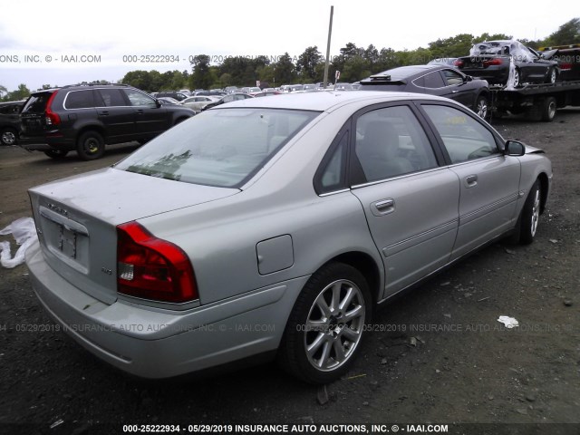 YV1TH59H541366395 - 2004 VOLVO S80 2.5T TAN photo 4