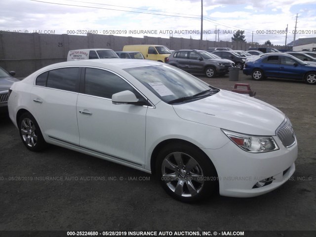 1G4GE5EDXBF205720 - 2011 BUICK LACROSSE CXS WHITE photo 1