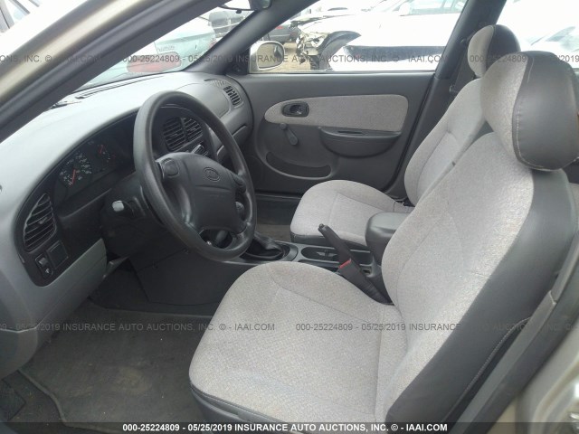 KNAFB1213X5777959 - 1999 KIA SEPHIA LS 银色 照片 5