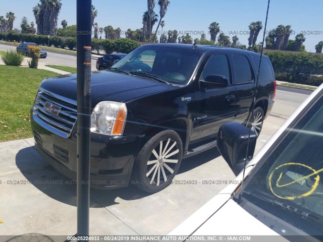 1GKFC13548R205735 - 2008 GMC YUKON HYBRID BLACK photo 2