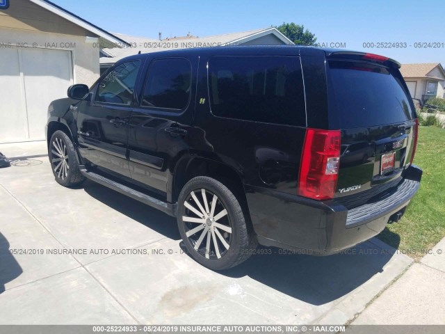 1GKFC13548R205735 - 2008 GMC YUKON HYBRID BLACK photo 3