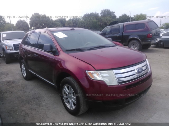 2FMDK36C58BA26940 - 2008 FORD EDGE SE RED photo 1