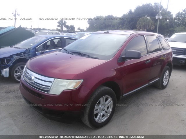 2FMDK36C58BA26940 - 2008 FORD EDGE SE RED photo 6