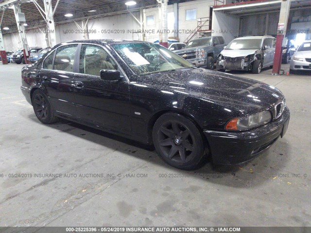 WBADT43443G029864 - 2003 BMW 525 I AUTOMATIC BLACK photo 1