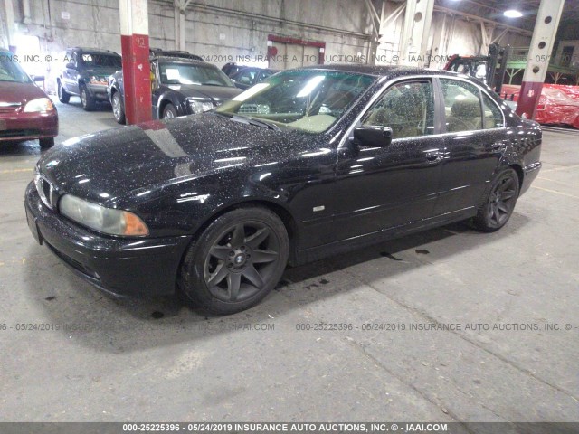 WBADT43443G029864 - 2003 BMW 525 I AUTOMATIC BLACK photo 2