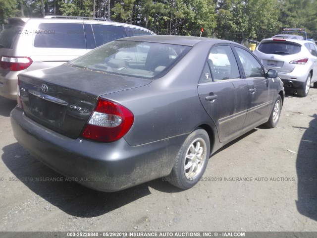 4T1BE30K33U730555 - 2003 TOYOTA CAMRY LE/XLE/SE BROWN photo 4