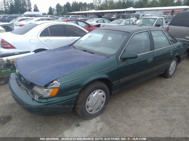 1FALP52U9SG123687 - 1995 FORD TAURUS GL/SE GREEN photo 2