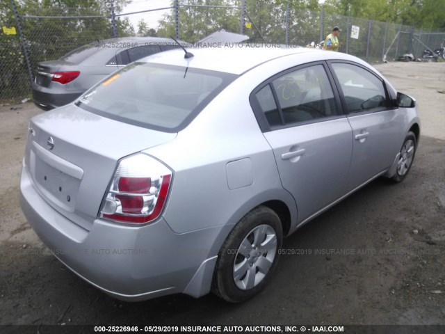 3N1AB61E59L623807 - 2009 NISSAN SENTRA 2.0/2.0S/2.0SL SILVER photo 4