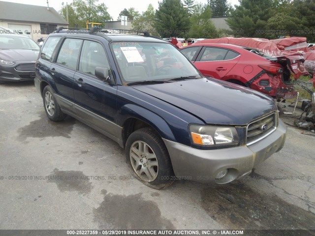 JF1SG67605H736615 - 2005 SUBARU FORESTER 2.5XS LL BEAN BLUE photo 1