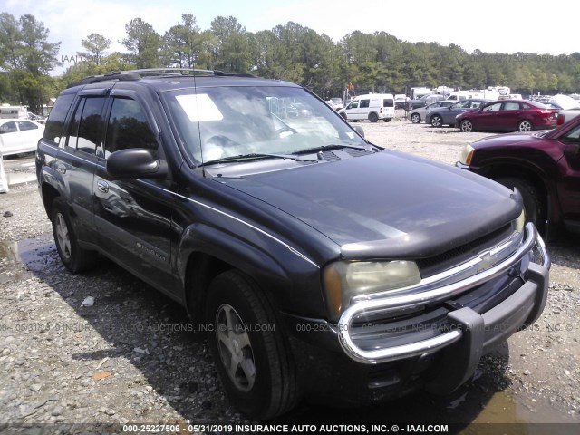 1GNDT13S842107553 - 2004 CHEVROLET TRAILBLAZER LS/LT GRAY photo 1