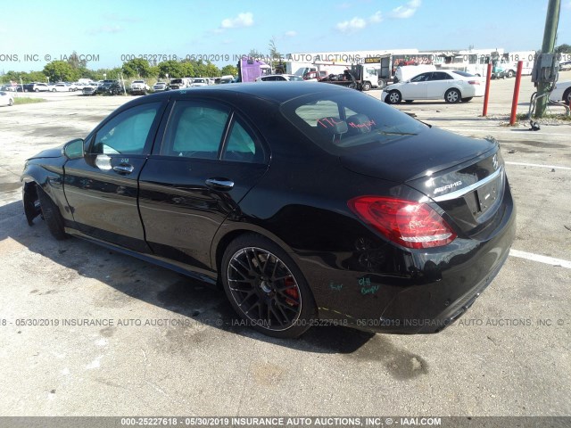 55SWF8HB2JU246238 - 2018 MERCEDES-BENZ C 63 AMG-S BLACK photo 3