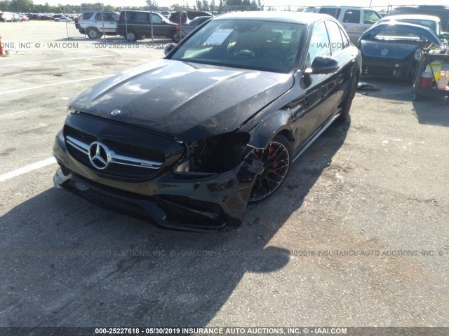 55SWF8HB2JU246238 - 2018 MERCEDES-BENZ C 63 AMG-S BLACK photo 6