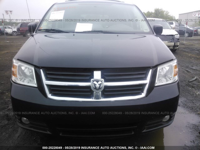 2D4RN5DX0AR401653 - 2010 DODGE GRAND CARAVAN SXT BLACK photo 6