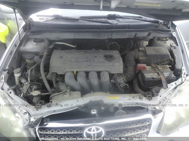 2T1BR32E17C777425 - 2007 TOYOTA COROLLA CE/LE/S SILVER photo 10