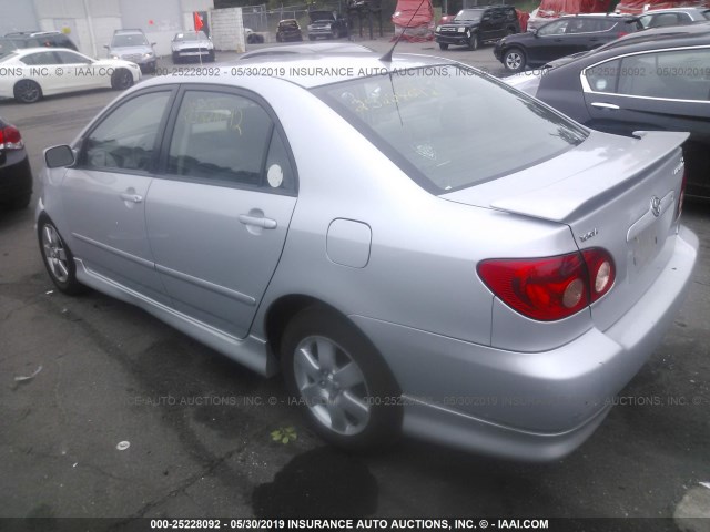 2T1BR32E17C777425 - 2007 TOYOTA COROLLA CE/LE/S SILVER photo 3