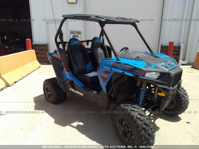 4XAVBE871HB678021 - 2017 POLARIS RZR S 900 EPS BLUE photo 1