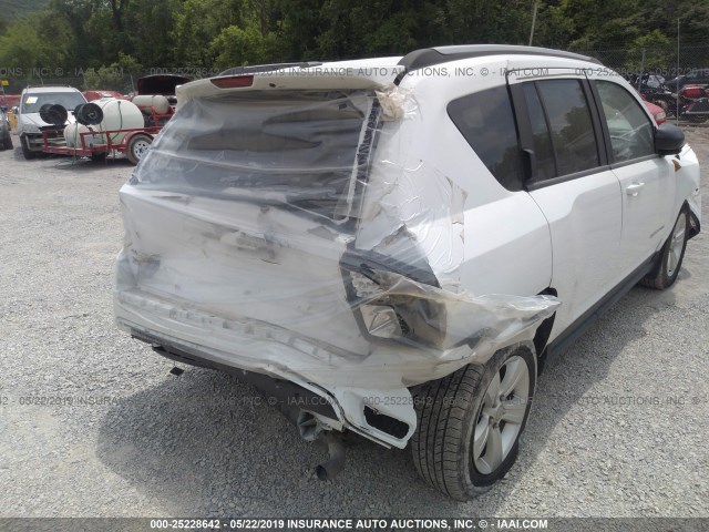 1C4NJDBB8GD535704 - 2016 JEEP COMPASS SPORT WHITE photo 6