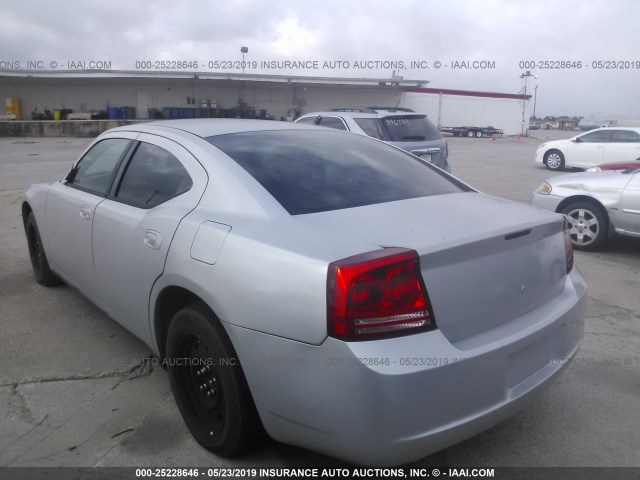 2B3KA43R87H817201 - 2007 DODGE CHARGER SE/SXT SILVER photo 3