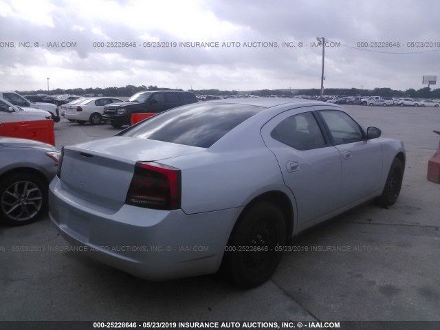 2B3KA43R87H817201 - 2007 DODGE CHARGER SE/SXT SILVER photo 4