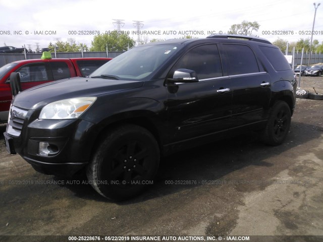 5GZEV23D09J212601 - 2009 SATURN OUTLOOK XR შავი ფოტო 2