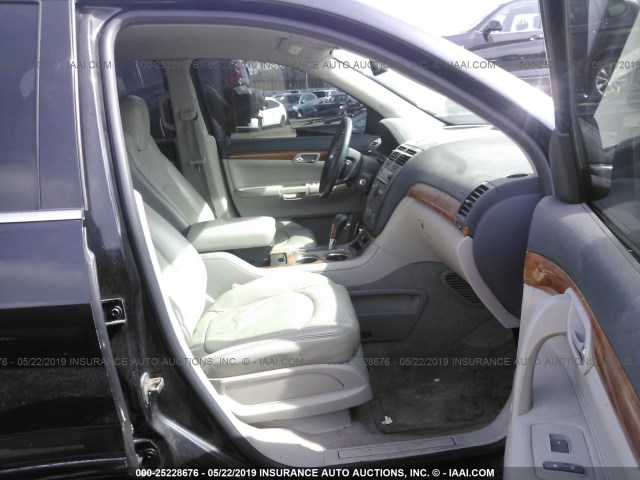 5GZEV23D09J212601 - 2009 SATURN OUTLOOK XR შავი ფოტო 5