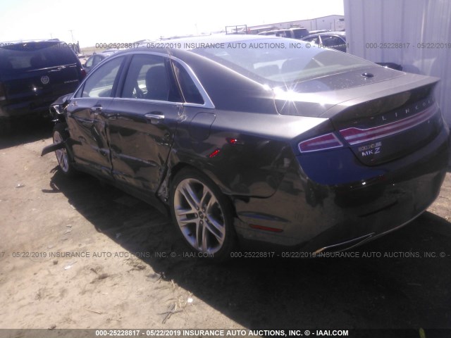 3LN6L5F92JR602481 - 2018 LINCOLN MKZ RESERVE GRAY photo 3