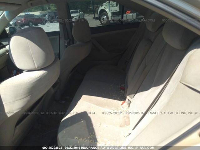 4T1BF3EK5AU112981 - 2010 TOYOTA CAMRY SE/LE/XLE BEIGE photo 8