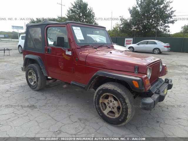 1J4FY29P7WP758359 - 1998 JEEP WRANGLER / TJ SE RED photo 1