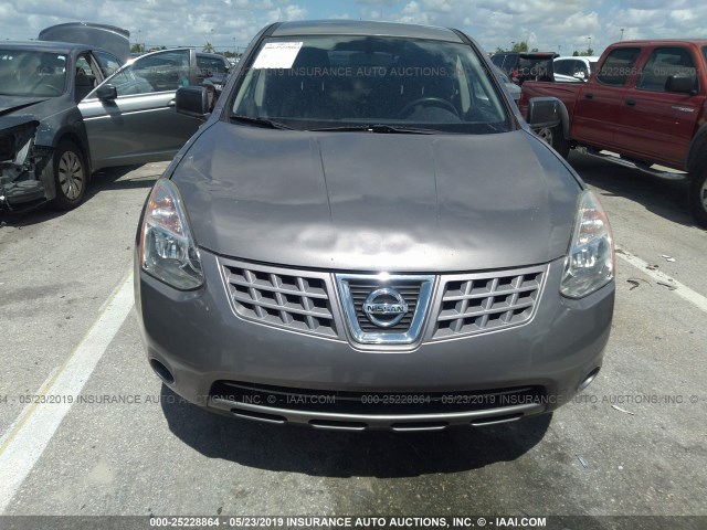 JN8AS58T78W024514 - 2008 NISSAN ROGUE S/SL GRAY photo 6