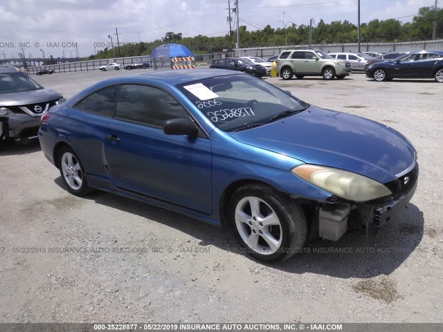 4T1CE38P26U628673 - 2006 TOYOTA CAMRY SOLARA SE/SLE BLUE photo 1