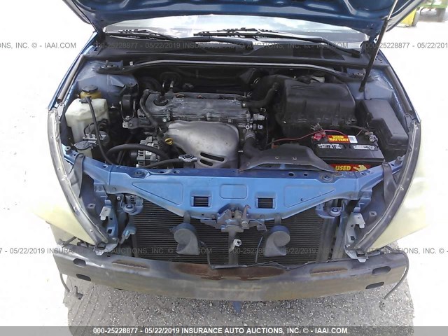 4T1CE38P26U628673 - 2006 TOYOTA CAMRY SOLARA SE/SLE BLUE photo 10