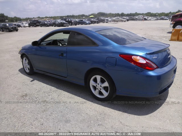 4T1CE38P26U628673 - 2006 TOYOTA CAMRY SOLARA SE/SLE BLUE photo 3