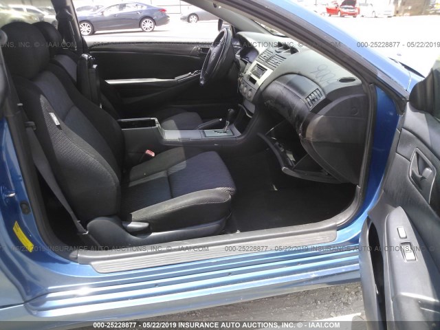 4T1CE38P26U628673 - 2006 TOYOTA CAMRY SOLARA SE/SLE BLUE photo 5