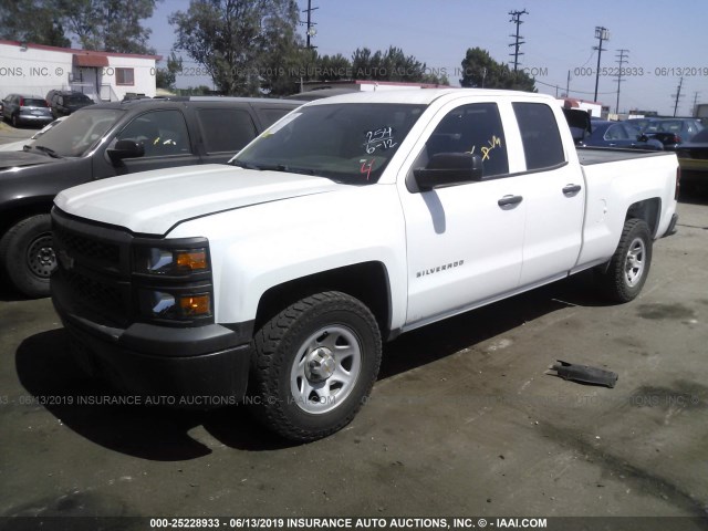 1GCRCPEH9FZ182999 - 2015 CHEVROLET SILVERADO C1500 WHITE photo 2