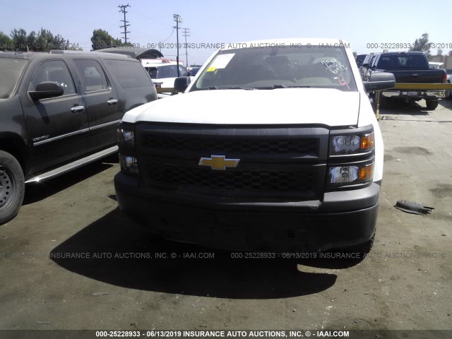 1GCRCPEH9FZ182999 - 2015 CHEVROLET SILVERADO C1500 WHITE photo 6