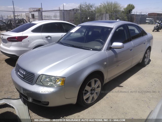 WAUJT64B34N013972 - 2004 AUDI A6 3 SILVER photo 2