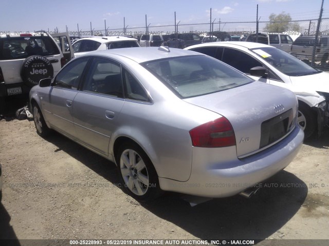 WAUJT64B34N013972 - 2004 AUDI A6 3 SILVER photo 3