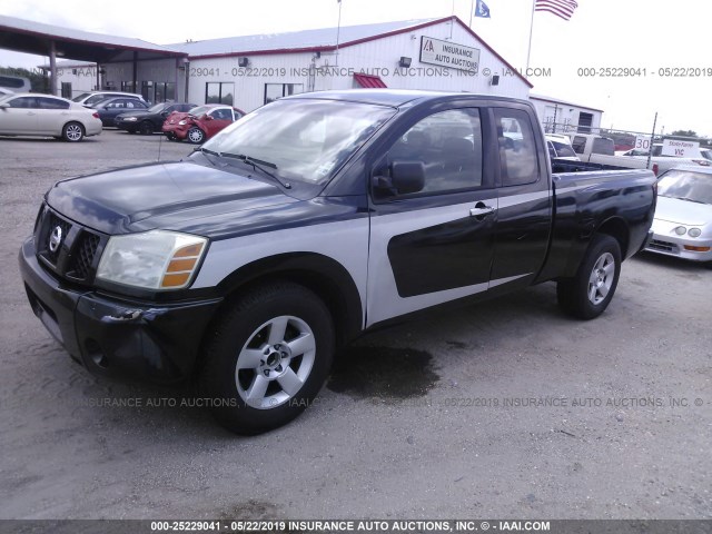 1N6AA06A14N576493 - 2004 NISSAN TITAN XE/SE/LE GREEN photo 2