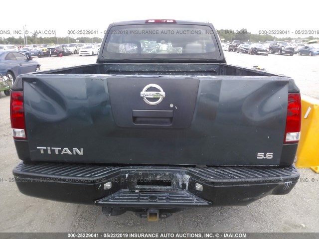 1N6AA06A14N576493 - 2004 NISSAN TITAN XE/SE/LE GREEN photo 6