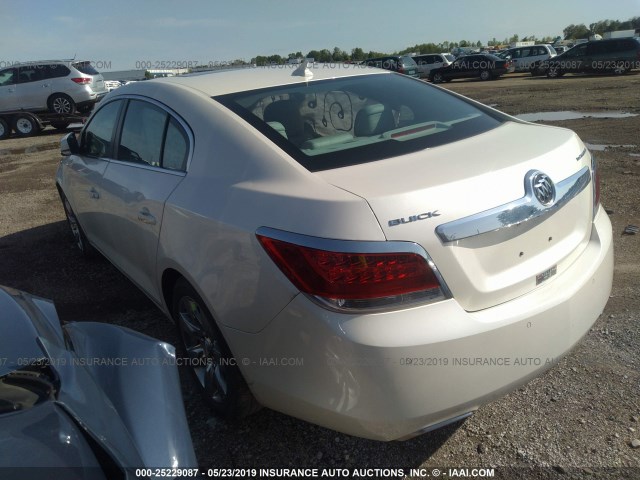 1G4GD5E33CF320963 - 2012 BUICK LACROSSE PREMIUM WHITE photo 3